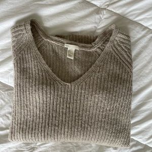 “H&M Basics” Oversized V-Cut Sweater